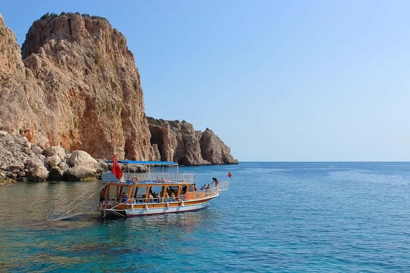 From Antalya/Kemer: Suluada Boat Trip w/Lunch & Snorkeling - First Big Stop: Suluada’s White Sand, Clear Water, and Beach Photo Time