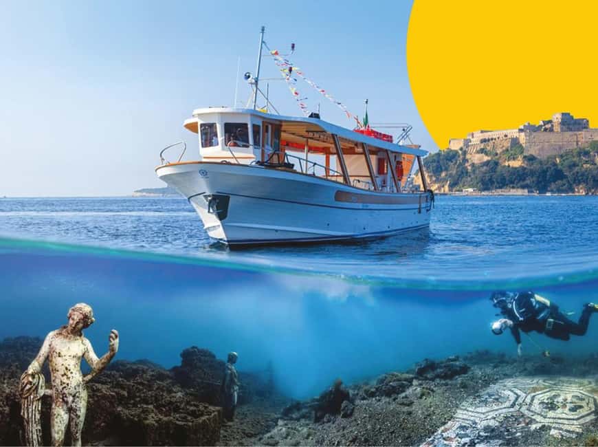 From Bacoli: Submerged Park of Baia Glass Bottom Boat Tour - Finding the boat at Porto di Baia’s LOCAMARE pier