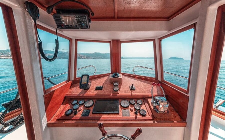 From Bacoli: Submerged Park of Baia Glass Bottom Boat Tour - The sea cruise portion: Monte Nuovo and Aragonese Castle from the water