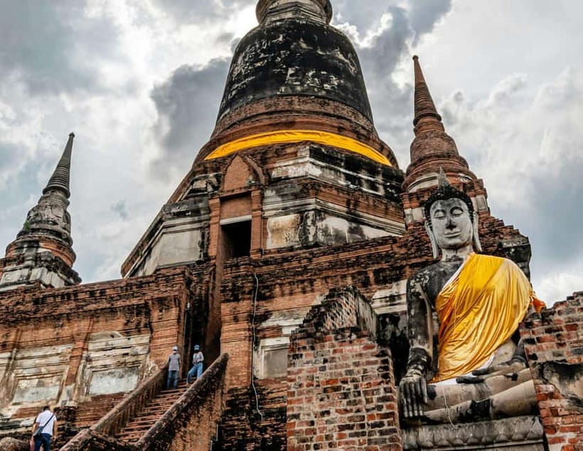 From Bangkok: Ayutthaya Heritage Tour with Sunset Boat Ride - Wat Yai Chai Mongkhon: Chedi Majesty Without the Hard Sell