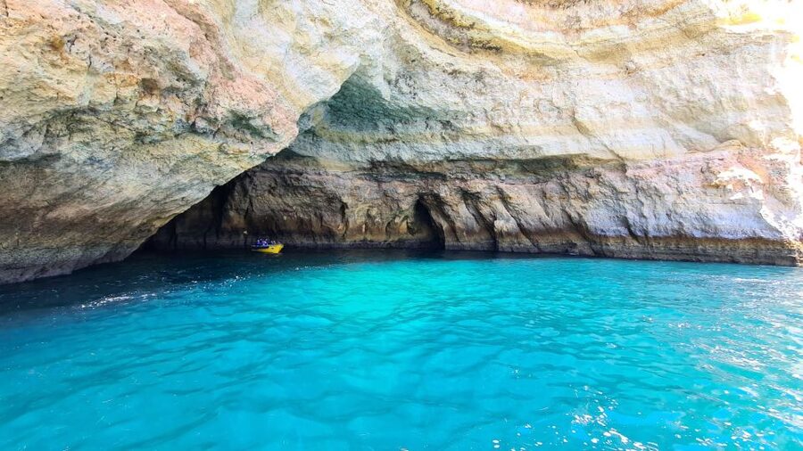 From Benagil: Coast Boat Tour with Benagil Cave - The coastline tour loop: swallow hole, secluded beaches, and quick cave stops