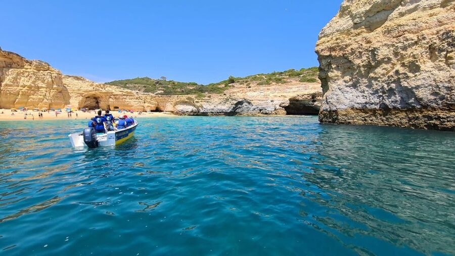 From Benagil: Coast Boat Tour with Benagil Cave - Alfanzina Lighthouse: the landmark that gives the ride context