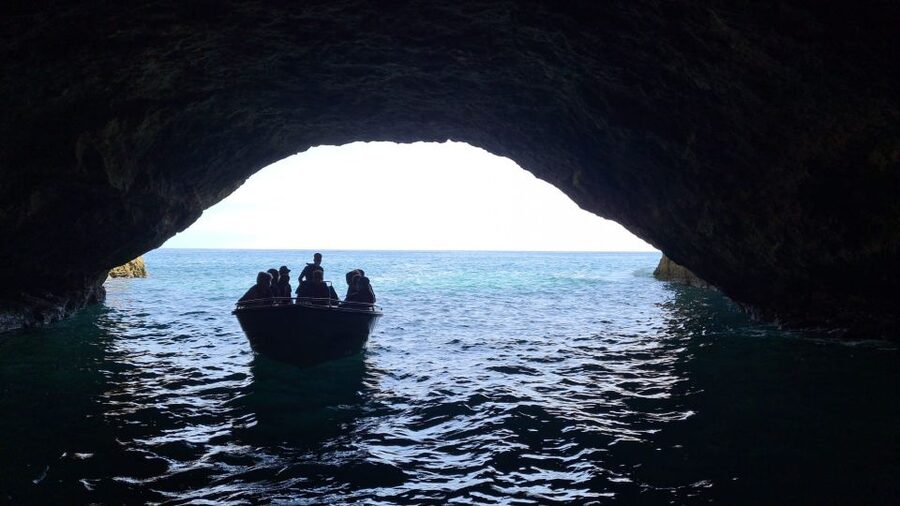 From Benagil: Coast Boat Tour with Benagil Cave - What “small group” changes on the water
