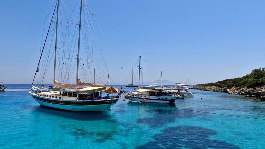 From Bodrum: Orak Island Boat Trip with Swim Stops and Lunch - Rabbit Bay: warm-water wind-down