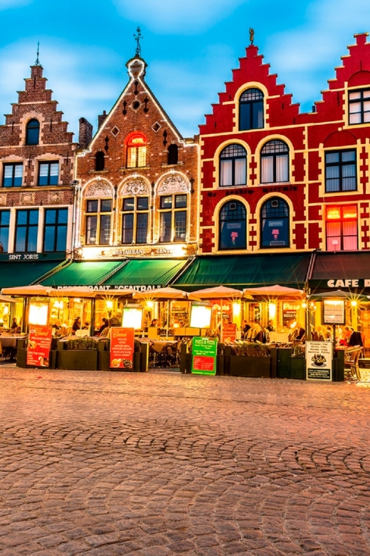 From Brussels: Bruges Day Trip with Boat Tour Option (ENG) - Castle Square to Rozenhoedkaai: how the canal scenes get you