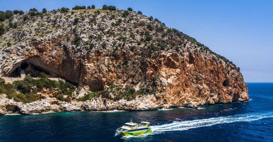 From Cala Bona: East Coast Glass-Bottom Boat Trip - How the glass-bottom views actually play out