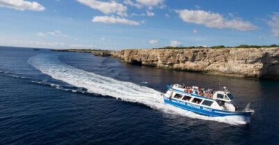 From Cala Galdana: 2-Hour Glass-Bottom Boat Trip - Getting on board at Passatge Riu and what the boat setup means for you