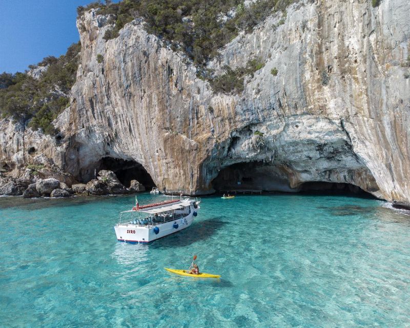 From Cala Gonone: Grotta del Bue Marino Boat Trip - Entrance tickets and the audio guide: the part that can surprise you