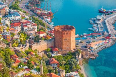 From City of Side: Alanya Guided Tour with Boat Trip & Lunch - Banana Garden and the Alanya castle panoramic terrace