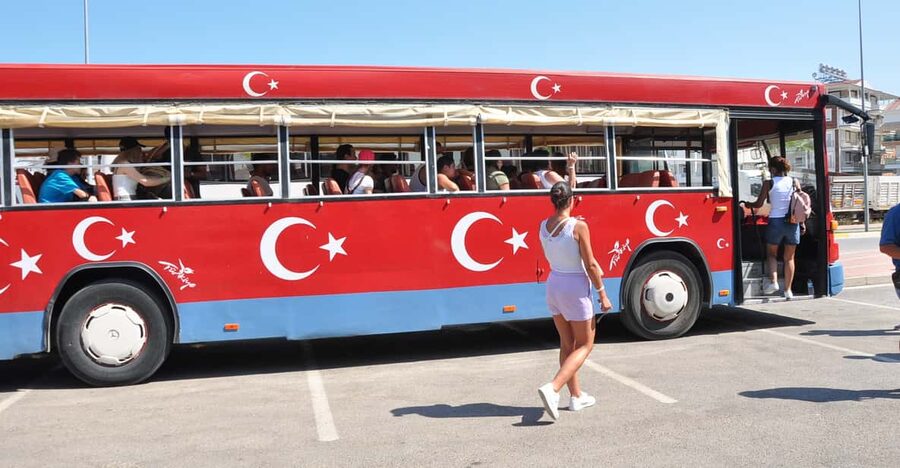 From City of Side: Cabrio Bus Safari & Boat Tour with Lunch - Seleukia and the quick culture stops: mosque + old bridge/aqueduct
