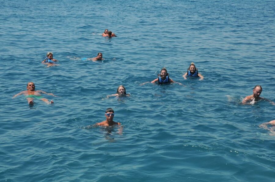 From City of Side: Dolphins Island Boat Trip with Transfer - Dolphins Island Bay: where the day actually happens
