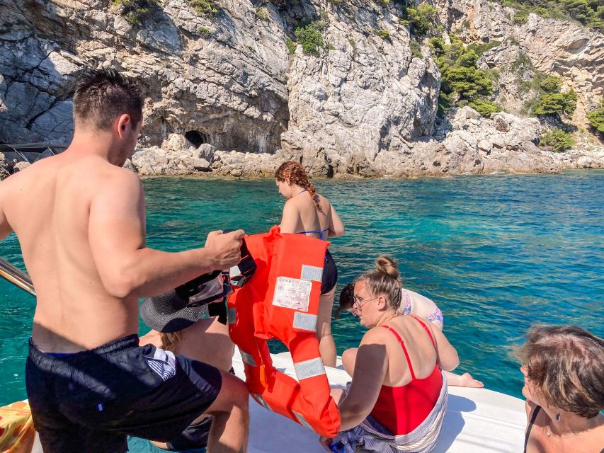 From Dubrovnik/Cavtat: Blue Cave, Sunj Beach Speed Boat Tour - Three Green Caves: Two Easy Snorkel Options Plus One Memorable Passage