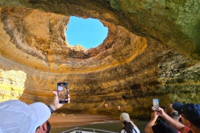 From Faro: Boat trip to Benagil Cave & Arches of Praia da Marinha - The Small-Boat Cave Circuit: Benagil, Pirates, Crocodile, Daw