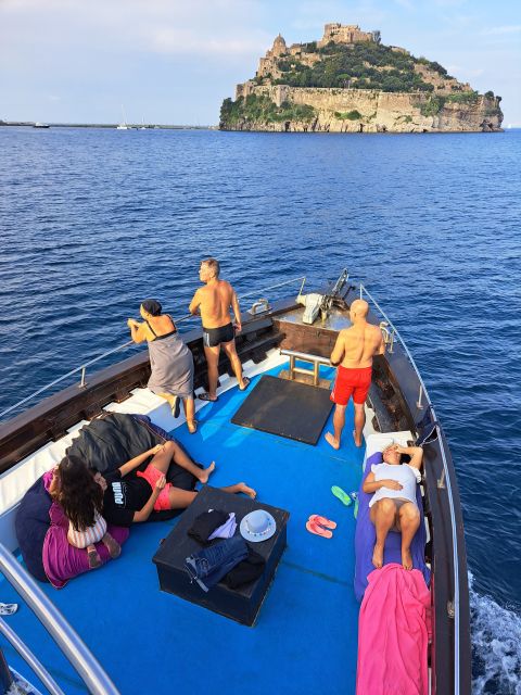 From Ischia: Procida Island Full-Day Boat Tour with Lunch - Seeing Castello Aragonese from the sea feels different