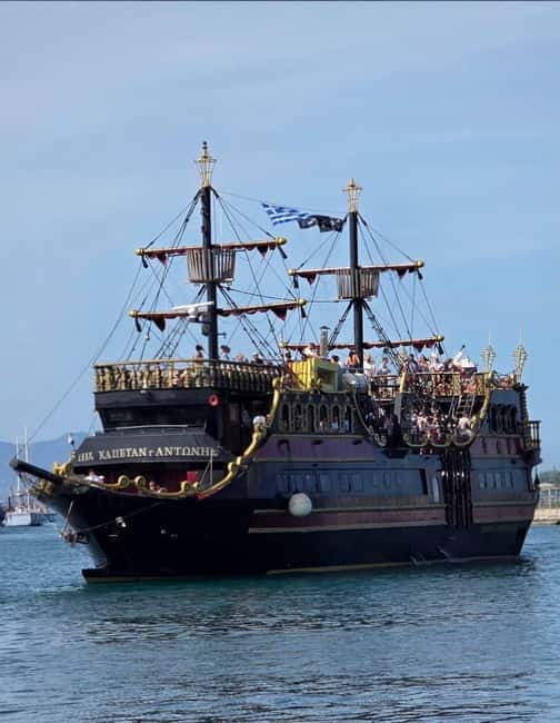 From Kos: 3-Island Boat Trip with BBQ & Water Slide - Pserimos Around Noon: Golden Sand, Clear Water, and One Hour to Linger