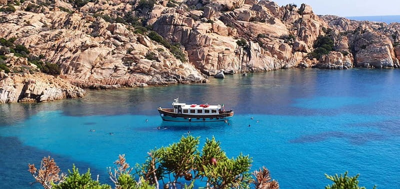 From La Maddalena or Palau: Archipelago Boat Tour - A Vintage Gozzo Through La Maddalena’s Best Swimming Coves
