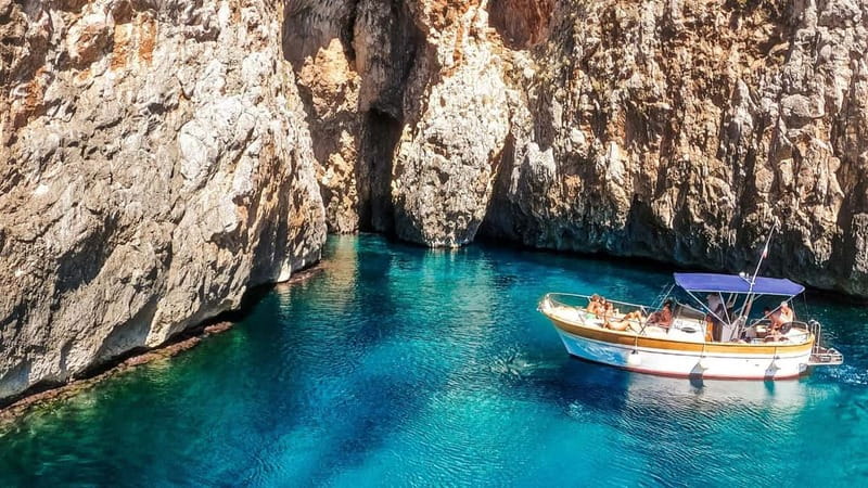 From Leuca: Adriatic Boat Tour with Ionian Caves & Swimming - Marina di Leuca start: Piccola Nautica, parking, and what to pack