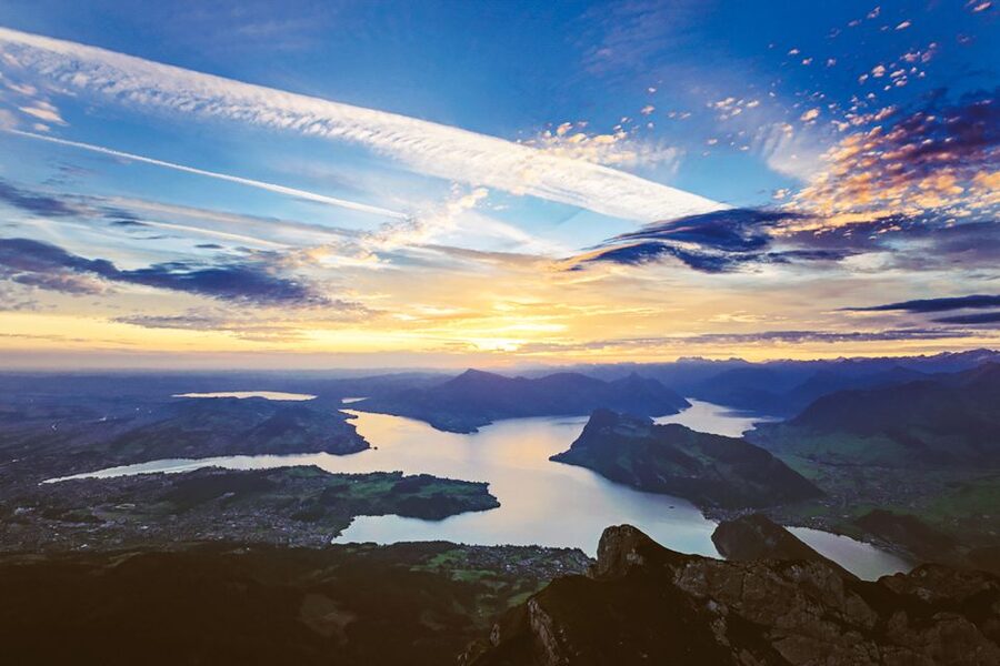 From Lucerne: Mt. Pilatus Gondola, Cable Car, and Boat Trip - Dragon Ride cable car to Pilatus Kulm at 2132 meters