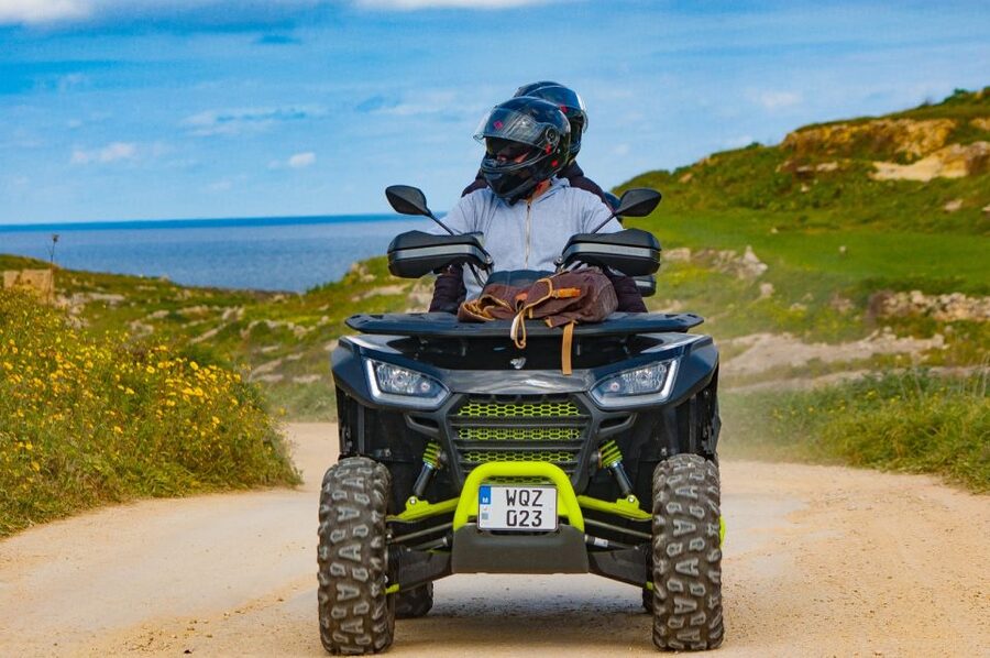 From Malta: Gozo & Comino Quad Bike & Boat Tour with Lunch - Dwejra Bay, Wied il-Mielaħ, and Għasri Valley: the geology lovers’ route