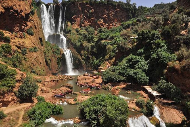 From Marrakech: Full-Day Tour to Ouzoud Waterfalls with Boat Trip - Cascades d’Ouzoud: walking the trails with a guide