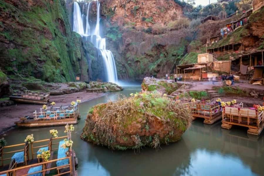 From Marrakech: Ouzoud Waterfalls Guided Hike and Boat Tour - Walking the falls: viewpoints, steps, and how to pace yourself