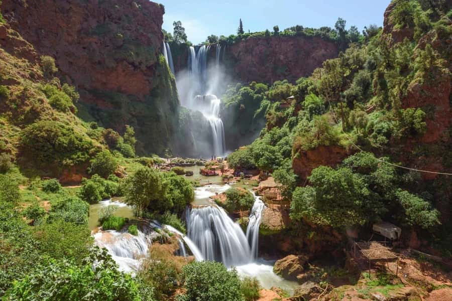 From Marrakech: Ouzoud Waterfalls Guided Hike and Boat Tour - Berber lunch with a view: tagine time and what to expect