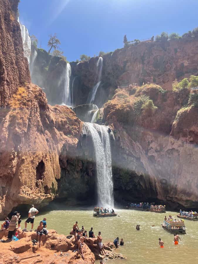 From Marrakech: Ouzoud Waterfalls Guided Hike and Boat Trip - The guided hike: trails, orange-juice viewpoints, and how to pace yourself