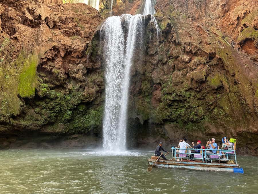 From Marrakech: Ouzoud Waterfalls Guided Trip with Boat Ride - Lunch by the falls: good food, real-world pricing