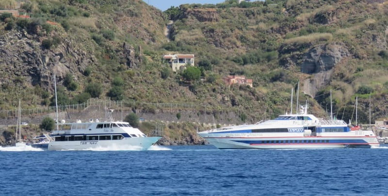 From Milazzo: Lipari, Panarea, and Stromboli Boat Trip - Lipari first: Marina Corta, castle views, and town-walk time