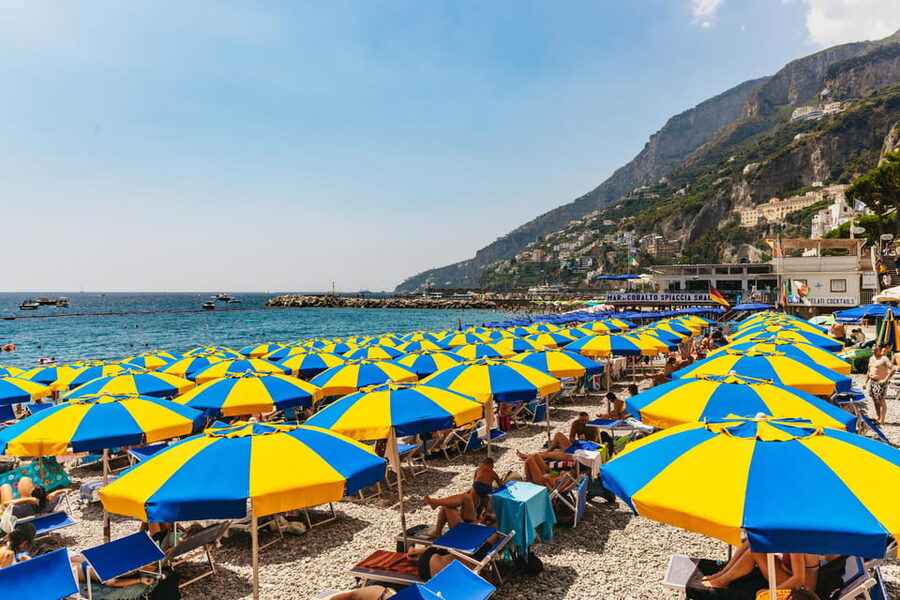 From Naples: Positano and Amalfi Boat Tour with Drinks - Getting to the boat: Naples minivan to Piano di Sorrento