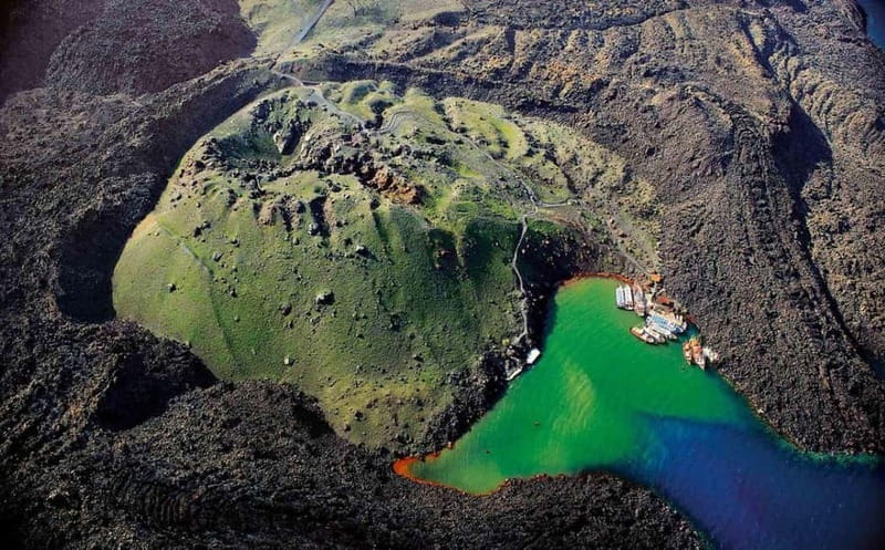 From Old Port:Volcanic Islands Boat Trip & Hot Spring Visit - The scenic stop and Thirassia village time: short, varied, and good for photos