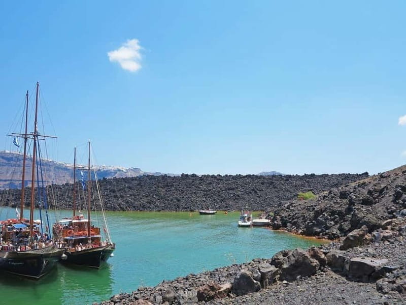 From Old Port:Volcanic Islands Boat Trip & Hot Spring Visit - Nea Kameni Craters: The 1.5-Hour Walk You Can Tailor