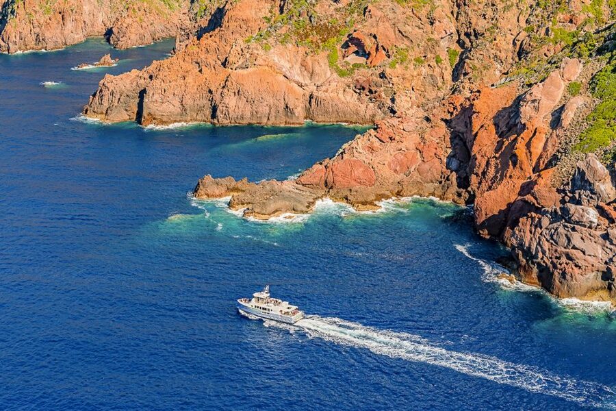 From Ota: Scandola Nature Reserve Eco-Friendly Boat Tour - A Hybrid Boat Glide Through Corsica’s Protected Coast