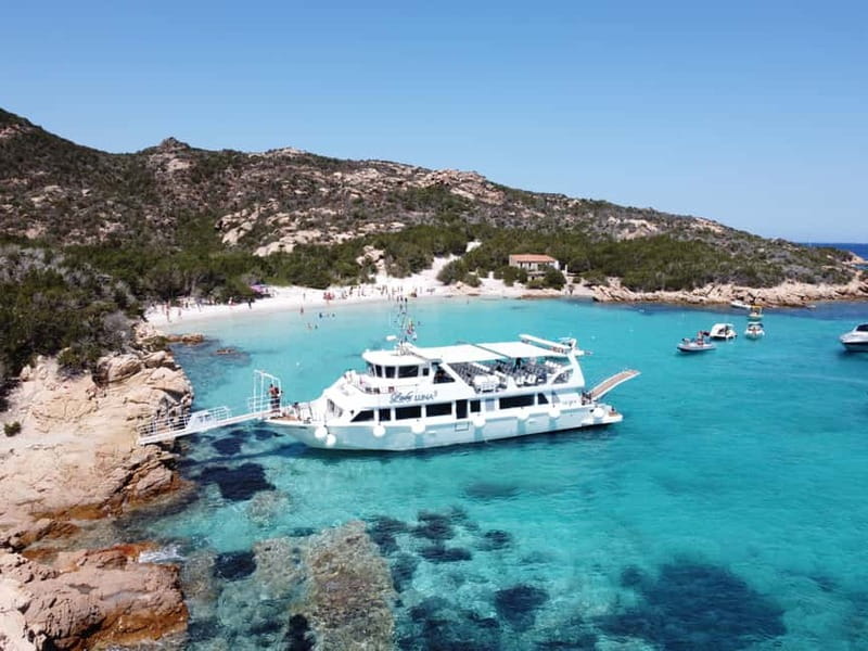 From Palau: 4 stops boat tour to La Maddalena archipelago - Key highlights