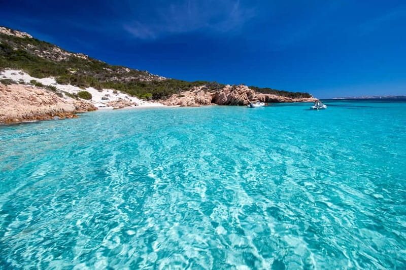 From Palau: 4 stops boat tour to La Maddalena archipelago - Piscine di Budelli: swim and snorkel time in natural pools