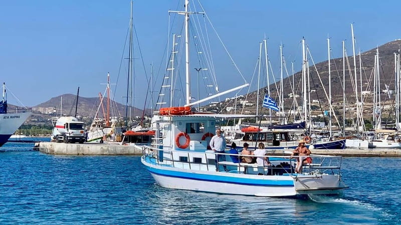 From Paros: Crab Island and Salt Lake Antiparos Boat Trip - Crab Island and the salty lake: the stop with the most personality