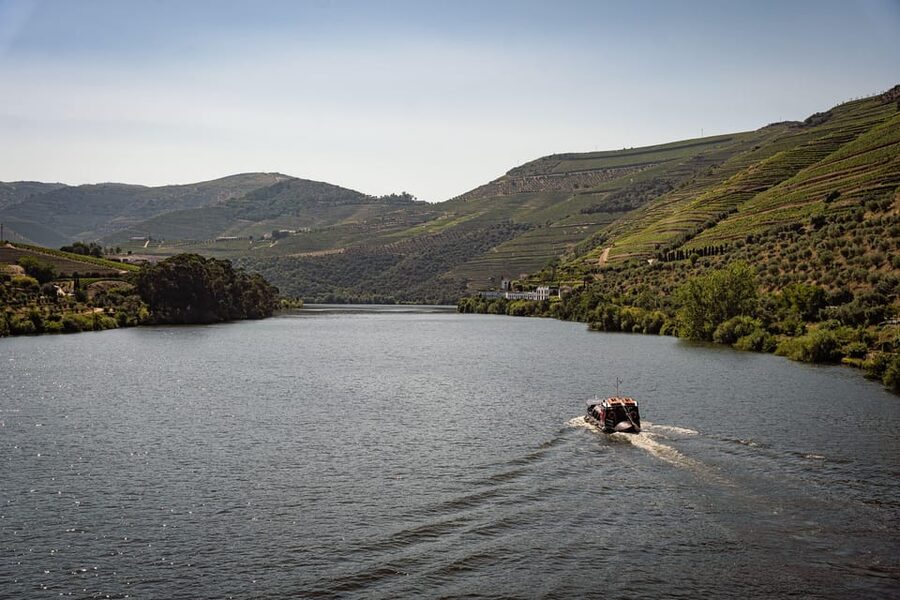 From Pinhão: Douro Valley Rabelo Boat Tour with Port Wine - The cruise route from the Eiffel Bridge to Ventozelo and Carvalhas