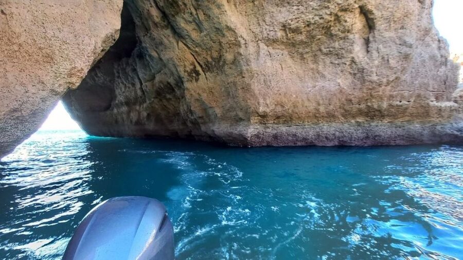 From Portimão: Algar de Benagil and Sea Caves Boat Tour - Carvoeiro and the coast photo rhythm
