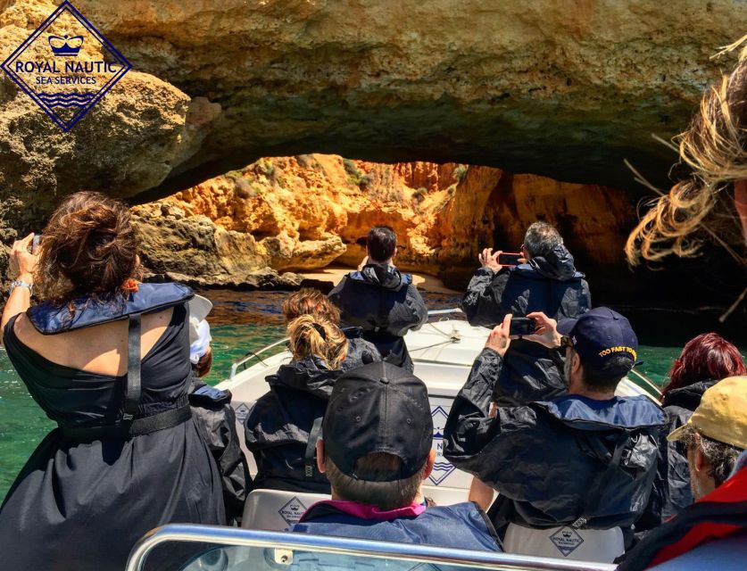 From Portimão: Algar de Benagil and Sea Caves Boat Tour - Praia da Marinha: the signature beach stop that fits this tour