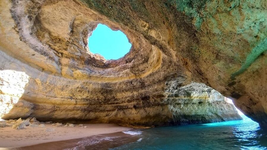 From Portimão: Algar de Benagil and Sea Caves Boat Tour - The crew and multilingual commentary: how the 2 hours fly by
