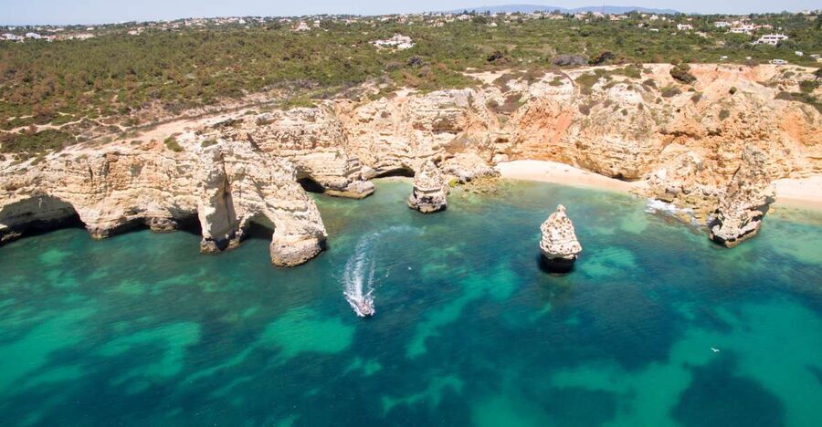 From Portimao: Benagil Cave and Marinha Beach Boat Tour - From Portimão to Benagil: the 2-hour pace that keeps it fun