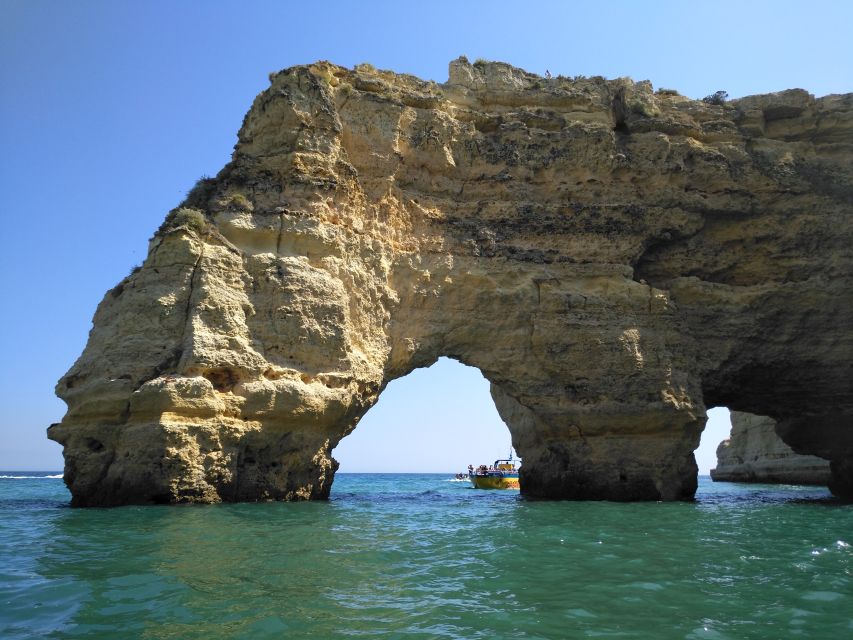 From Portimão: Benagil Caves & Marinha Beach Boat Tour - Other hidden sea caves with live skipper commentary