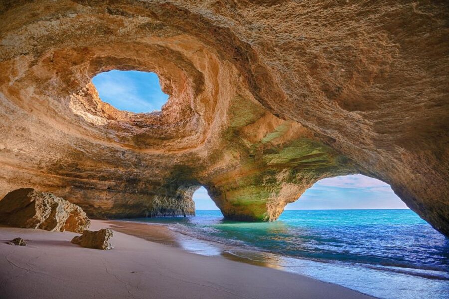 From Portimão: Benagil Caves & Marinha Beach Boat Tour - The low-speedboat design that gets you into sea caves
