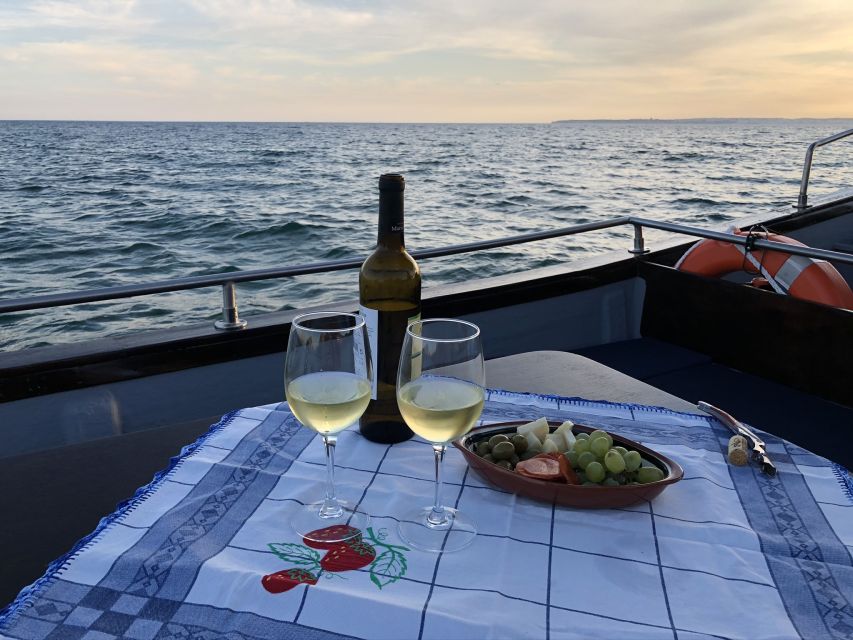 From Portimão: Sunset Boat Trip with Wine - The swim option in the Mediterranean: fun, but plan for it