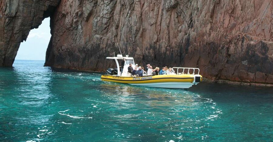 From Porto: Calanche de Piana and Capo Rosso Boat Tour - Capo Rosso: rock geometry, natural-pool vibes, and classic headland views