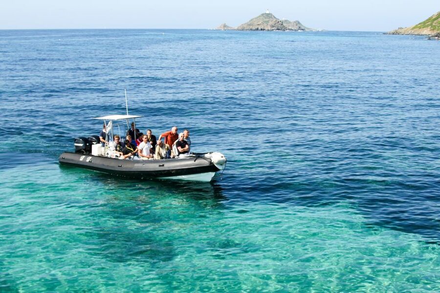 From Porto: Scandola and Calanche de Piana Boat Tour - Bay of Elbu: turquoise water and dramatic cliffs on the way back