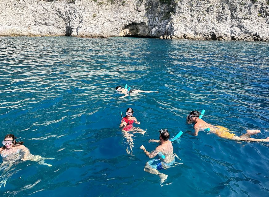 From Positano: Half-Day Amalfi Coast Boat Tour & Snorkeling - Conca dei Marini, Amalfi, and Atrani: Towns From the Water (Not the Stress of the Streets)