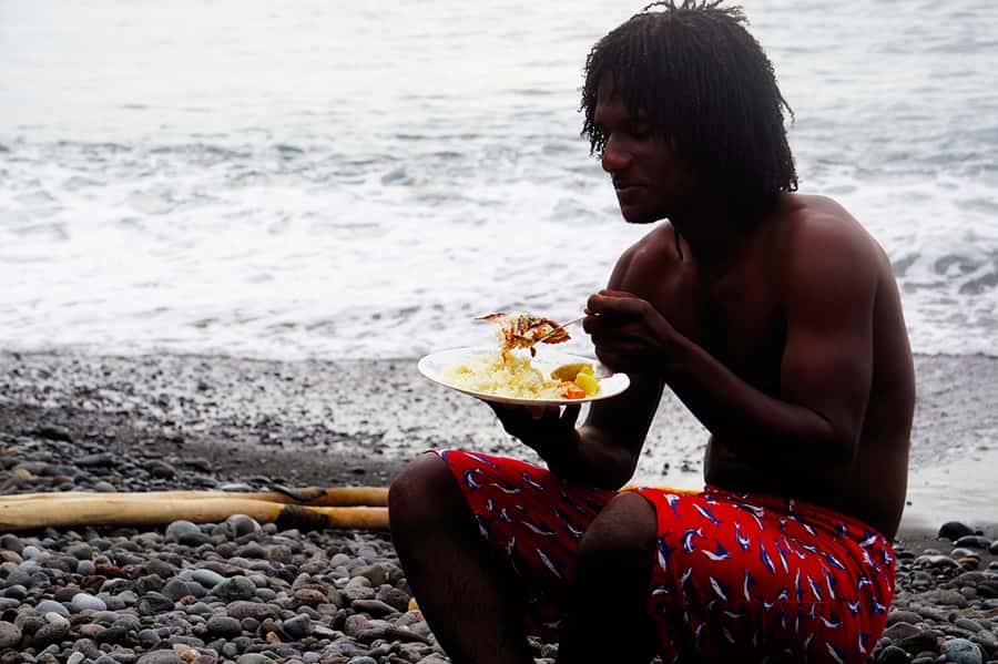 From Praia: Boat Trip, Snorkeling, Cave & BBQ on the Beach - Black-sand beach BBQ lunch: simple, filling, and sometimes seating-limited