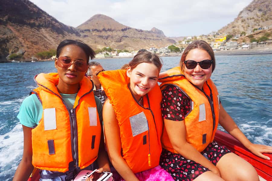 From Praia: Boat Trip, Snorkeling, Cave & BBQ on the Beach - Ribeira da Barca Bay: the traditional boat ride you’ll actually feel