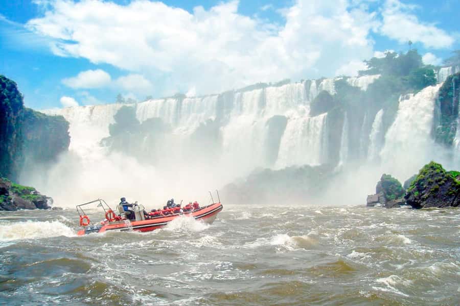 From Puerto Iguazu: Argentinian Iguazu Falls with Boat Ride - Getting to the Argentinian Falls: Van Time, Then Jungle to River